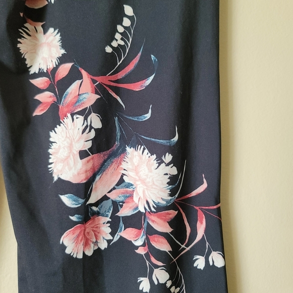 LA Vie En Rose Floral Soft Sleepwear Pajama Size XS in Black - Picture 7 of 10